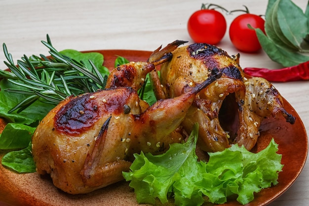 Roasted Quail