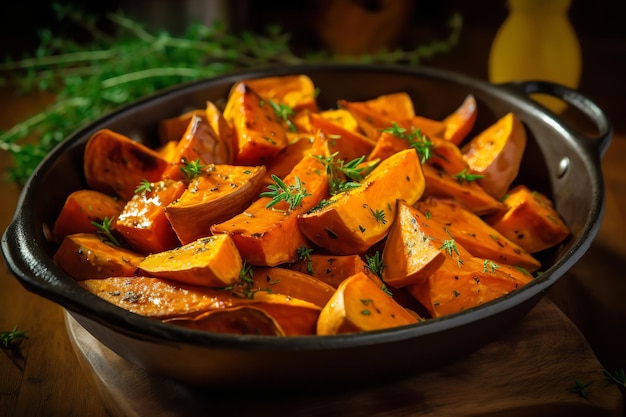 Roasted Sweet Potatoes Dinner Recipe