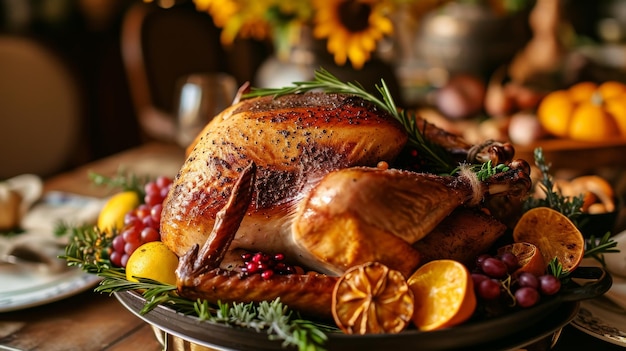 写真 トルコの焼き肉を皿にめ込んで感謝祭の装飾をして感謝の気持ちを表します - ガジェット通信 getnews