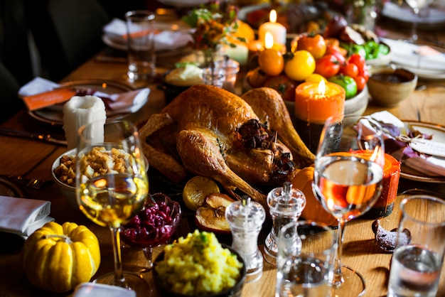 焙煎トルコの感謝祭伝統祝典のコンセプト