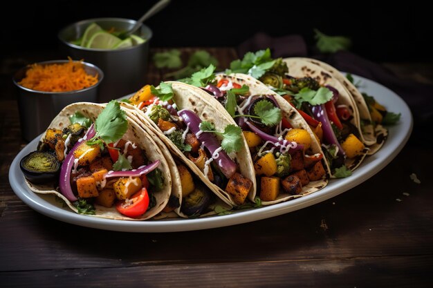 Roasted Veggie Tacos Dinner Recipe