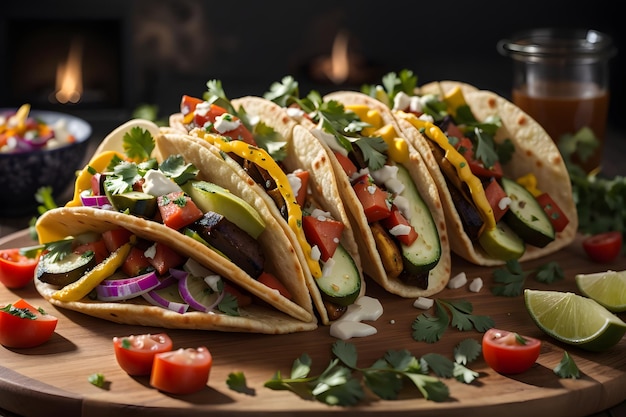 Roasted Veggie Tacos