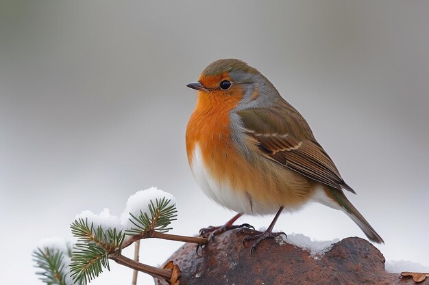 Robin Redbreast in Winter