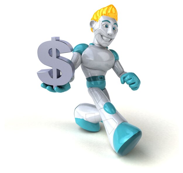 ロボット-3Dキャラクター