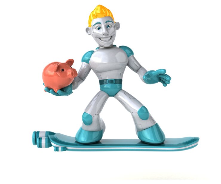Photo robot - 3d character
