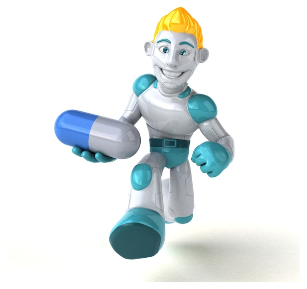 ロボット-3Dイラストレーション