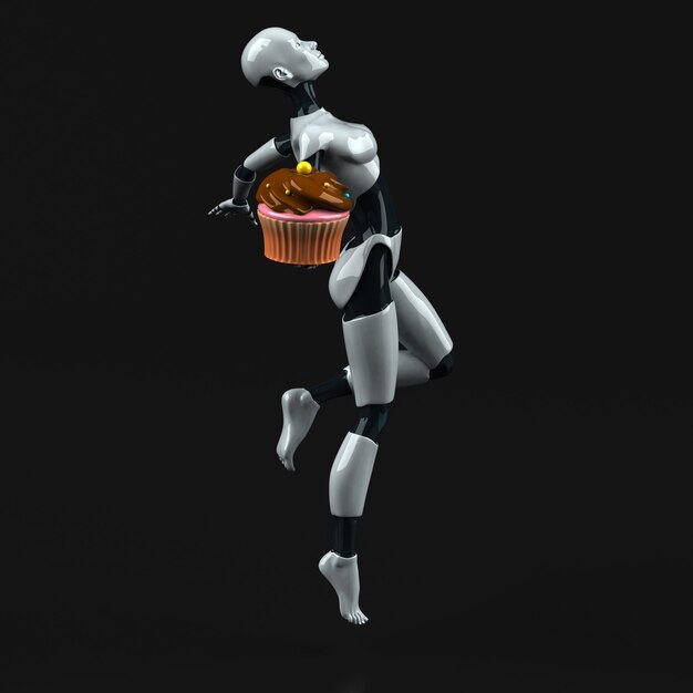 Robot - 3D Illustration