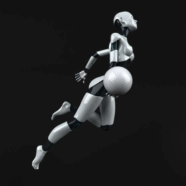 ロボット-3Dイラストレーション