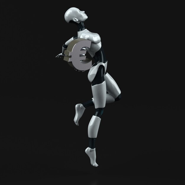 Foto robot - 3d-personage