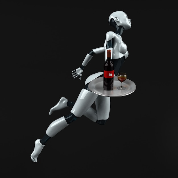 Foto robot - 3d-personage