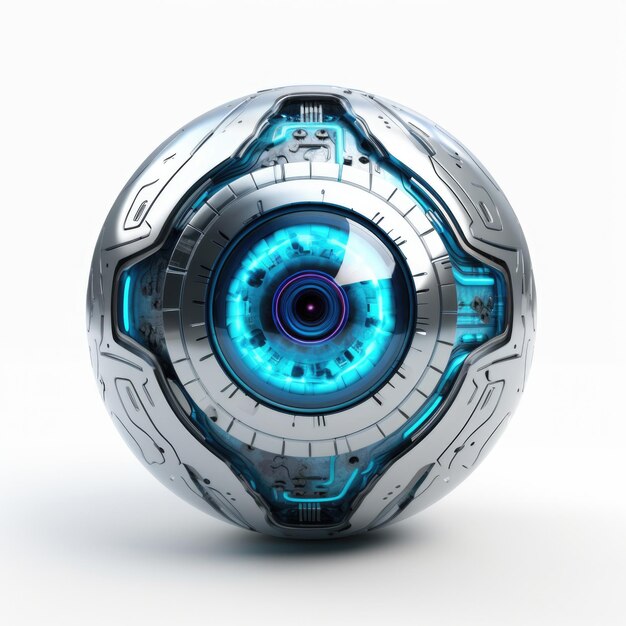 robot ai eye concept