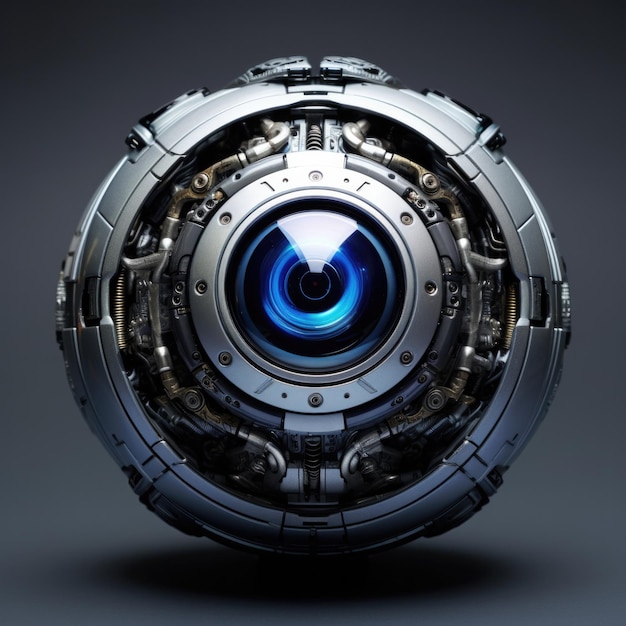 robot ai eye concept