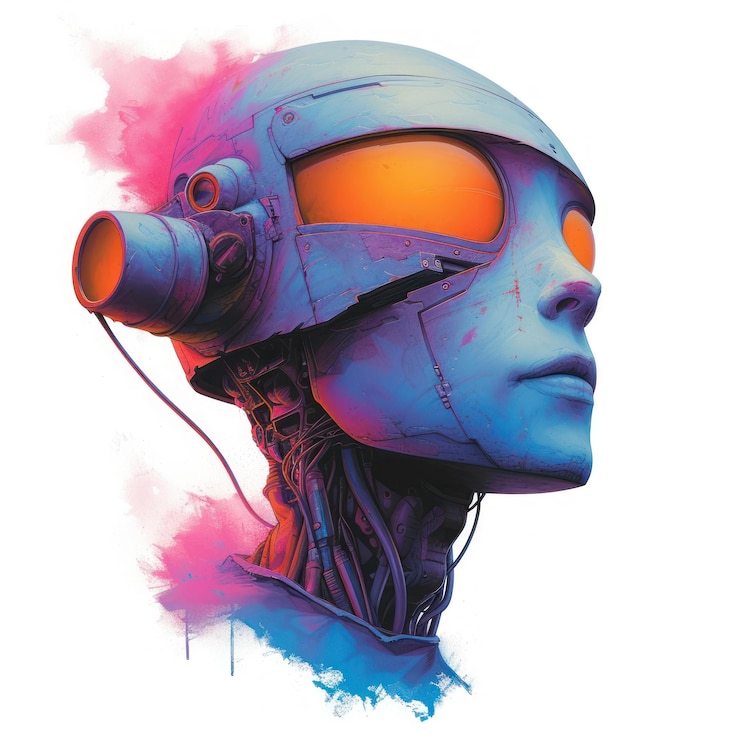 Photo robot art photography sunglasses