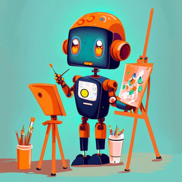 A robot artist