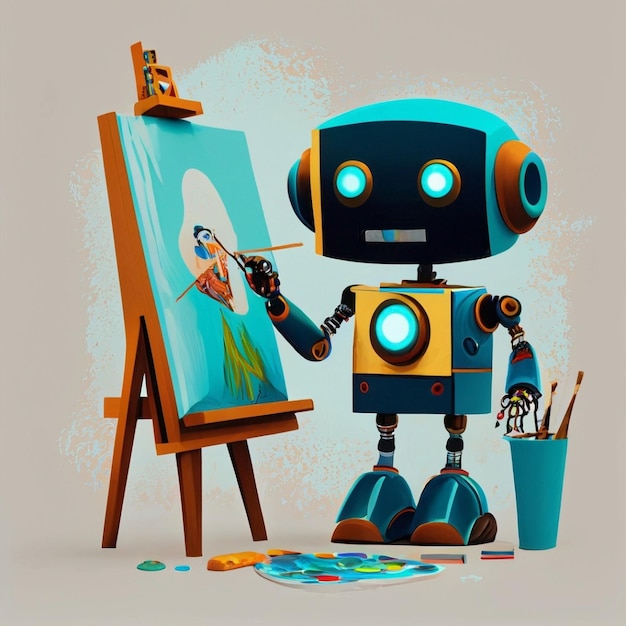 A robot artist