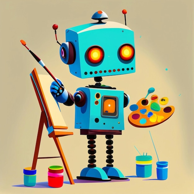 A robot artist