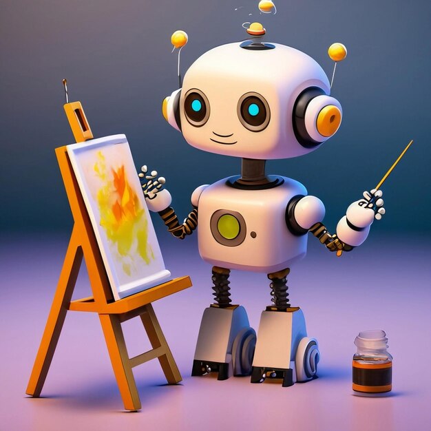 A robot artist