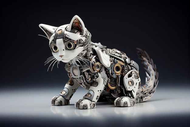 Foto giocattolo gatto robot per bambini