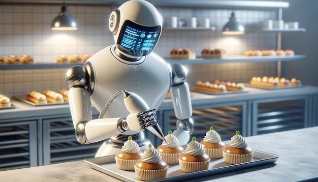 Robot chef prepares food Artificial intelligence technologies