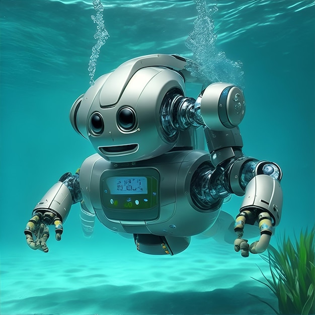 Robot die onder water duikt