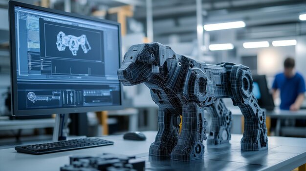 Robot Dog Design in Engineering Lab