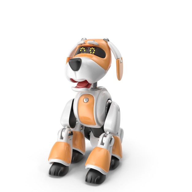 Robot Dog Generic3D Modeling JPEG-bestand Realistische AI Huisdieren