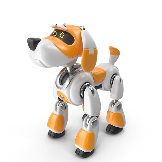 Robot Dog Generic3D Modeling JPEG-bestand Realistische AI Huisdieren