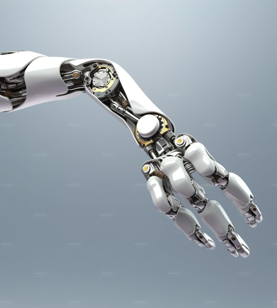 Robot hand choosing pointing