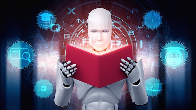 Robot humanoïde leesboek