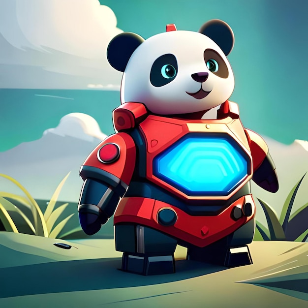 robot mecha panda