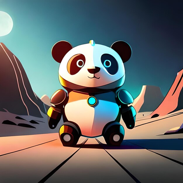 robot mecha panda