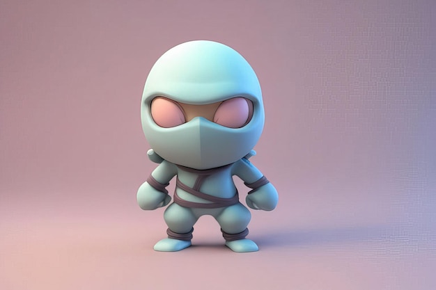 robot in a suit 3 d render