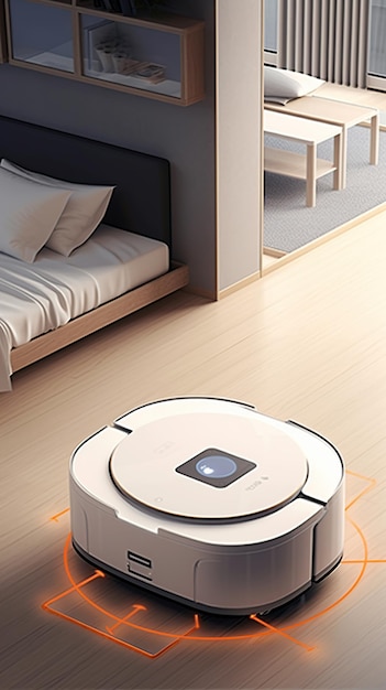 Robot Vacuum Cleaner AI Generated