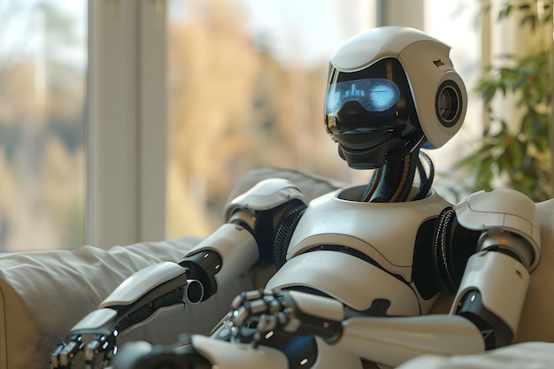 Robot vindt vrede in het dagelijks leven Naadloos van kunstmatige intelligentie in moderne huizen