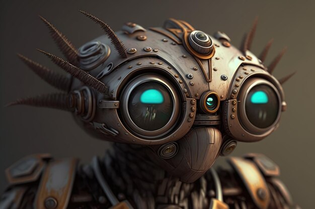 A robot with a big eye