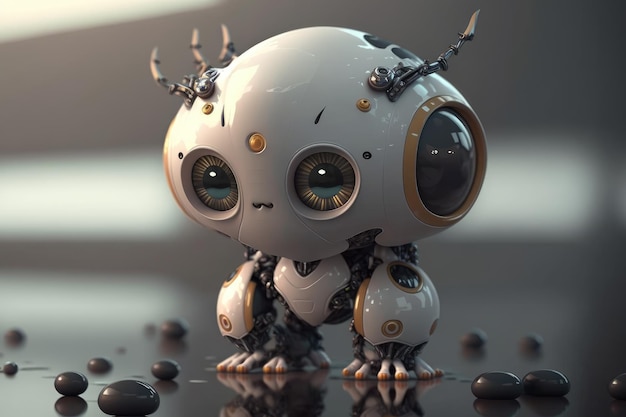 A robot with a big eye