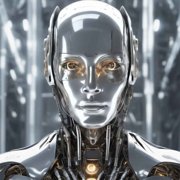 robot with digital background 3d rendering robot with digital background 3d rendering robot with b