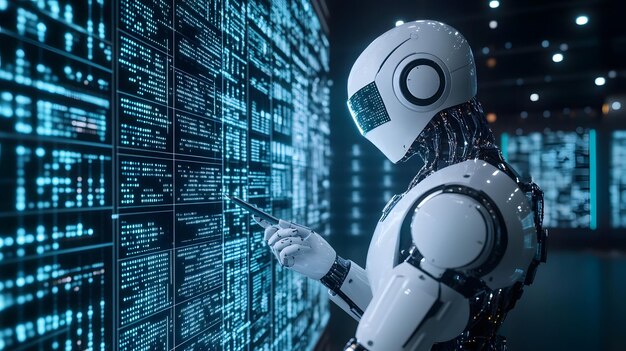 機器人算法在動態金融數據流中自寫 亮亮的邊緣描繪自學人工智能和自主金融算法