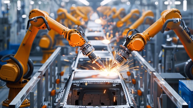 robotic arm car manufacturing