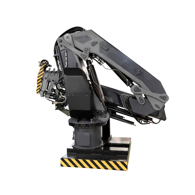 Photo robotic arm mechanical hand industrial robot manipulator futuristic industrial technology