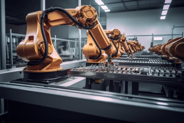 Robotic arm production electric Generate Ai