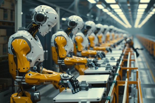 Robotic assembly line