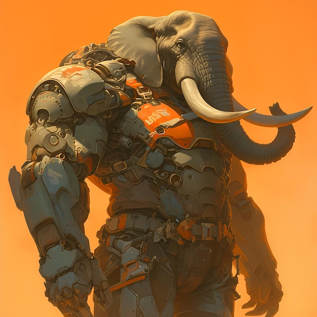 Robotic Elephant Warrior An Unconventional Hero