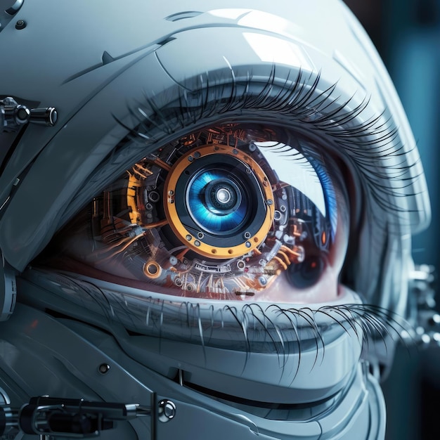 Robotic eye in humans