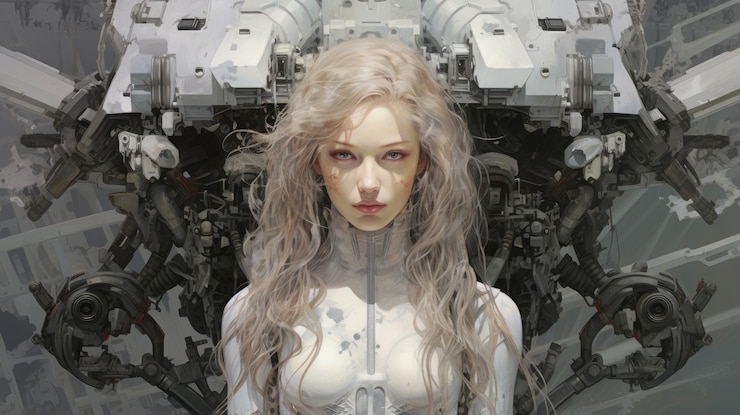 Photo ロボット 女性 hd 8k 壁紙 ストック 写真
