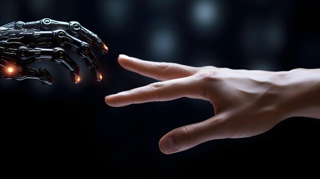 Фото Робототехническое рукопожатие - связь будущего