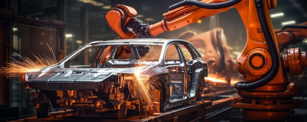 Robotic industry manufacturing Industry 4 0 automotive