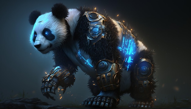 robotic panda