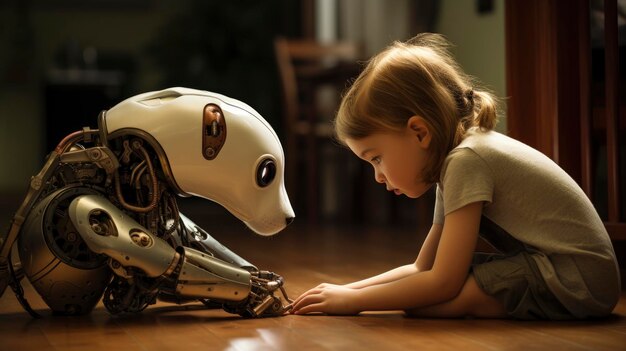 Robotic pets advanced technology innovative companion animals artificial intelligence futuristic home companions Created with Generative AI technology