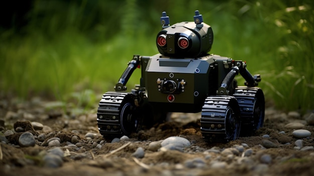 A robotic remote control army bomb disposal device